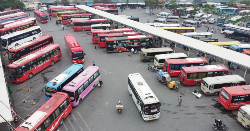 Giá vé xe khách tại Hà Nội tăng 60%