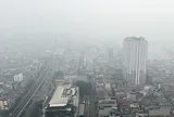 Sương mù kèm bụi mịn dày đặc, không khí Hà Nội ô nhiễm thứ 2 thế giới