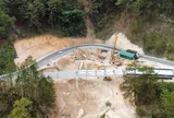 Hình hài cây cầu trên đèo Mimosa thay thế đoạn đường bị sạt lở cuối năm 2025