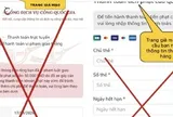 Cảnh báo chiêu lừa "phạt nguội 50.000 VND" qua website giả dịch vụ công