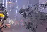 Bão số 1 vào Móng Cái, gió giật mạnh, trời mưa trắng xóa