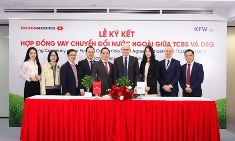 TCBS khơi thông dòng vốn từ Châu Âu, vay chuyển đổi từ đối tác DEG của Đức