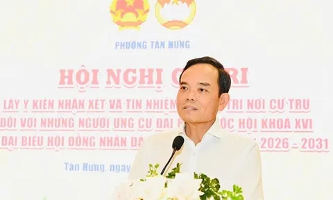 Cử tri tín nhiệm 100%, giới thiệu ông Trần Lưu Quang ứng cử đại biểu Quốc hội