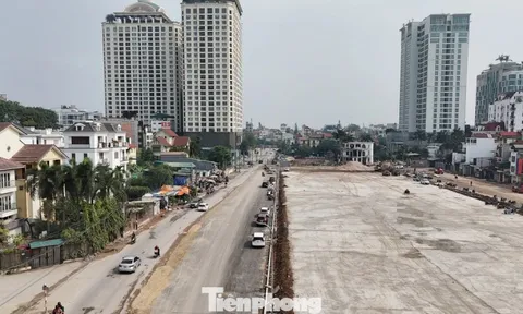 Tuyến đường rộng 90 m đi ra hồ Tây thành hình