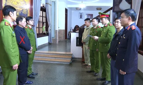 Thi hành lệnh bắt tạm giam giám đốc Lê Văn Lưu và kế toán Vũ Thùy Dương