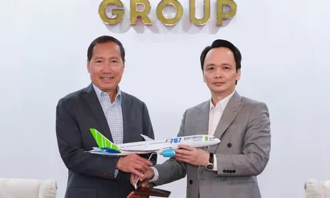 Ông Trịnh Văn Quyết làm việc với Boeing về việc Bamboo Airways thuê máy bay 737 MAX