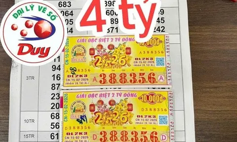 Xổ số miền Nam ngày 16-2: Trúng độc đắc 6 tỉ đồng, hẹn đại lý qua Tết đổi thưởng