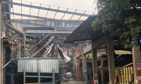 Nổ lớn tại Công ty Phốt pho vàng Việt Nam, một người tử vong