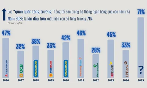 Xuất hiện ngân hàng Việt tăng trưởng 71% về quy mô chỉ trong 1 năm
