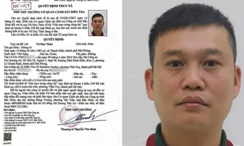 Truy nã đặc biệt Vũ Duy Thức SN 1983