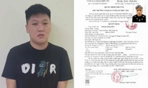 Đối tượng Hoàng Trung Hiếu SN 2006 ra đầu thú