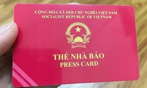 Gia hạn sử dụng Thẻ nhà báo kỳ hạn 2021-2025 đến hết ngày 30/6/2026