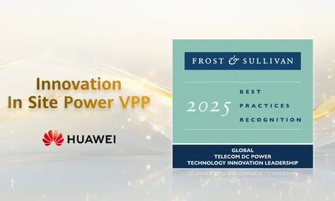 Tiên phong đổi mới trong nguồn điện cho viễn thông: Huawei giành giải thưởng Global Best Practices Award 2025