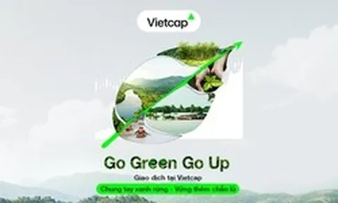 Vietcap tiên phong tích hợp giao dịch cùng chống lũ với Go Green Go Up