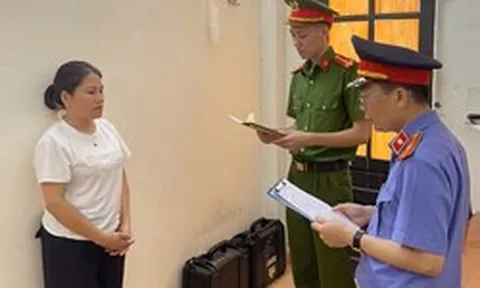 Thi hành lệnh bắt tạm giam Giám đốc Trần Thị Thân SN 1984