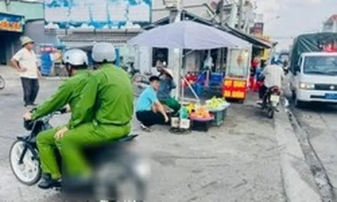 Một Đại úy công an bị hạ bậc thi đua sau bức ảnh phản ánh của người dân