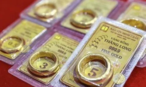 Giá vàng nhẫn trơn, vàng miếng chiều tối 12/6 tăng lên mức cao nhất từ đầu tuần