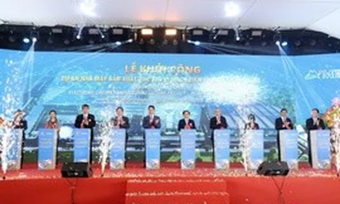 Phó Thủ tướng Hồ Quốc Dũng dự khởi công Nhà máy sản xuất, chế tạo vi mạch điện tử Meiko Yên Quang, Phú Thọ