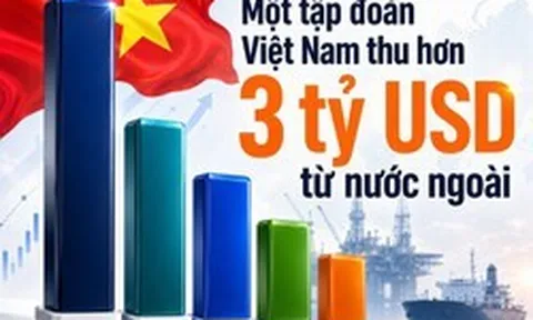 Một tập đoàn Việt Nam thu hơn 3 tỷ USD từ nước ngoài, lớn hơn FPT, Vinamilk và VinFast cộng lại