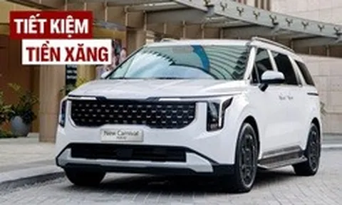 Kia Carnival thêm bản hybrid ‘giá rẻ’ tại Việt Nam: Thực tế còn 1,379 tỷ đồng, 8 chỗ ngồi, hợp dịch vụ với mức tiêu thụ xăng chỉ 4,8L/100km