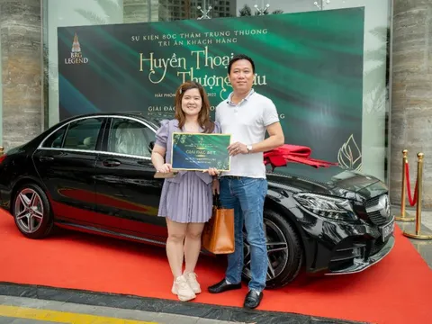 Nhiều khách hàng may mắn đón tài lộc mới từ BRG Legend