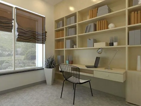Kê đặt bàn học, giá sách theo phong thủy
