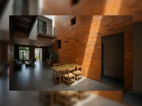 Khoảng thông tầng kết nối các không gian nhà