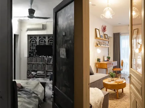 'Lột xác' căn hộ cũ