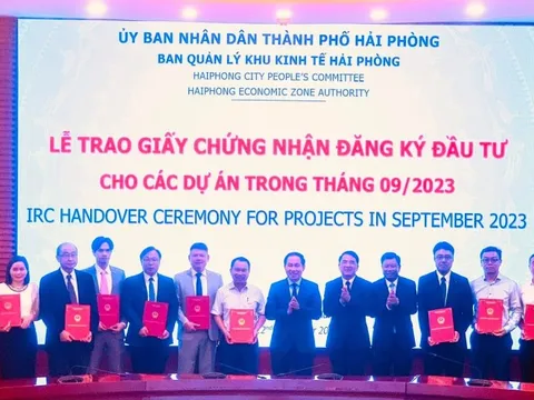 Chỉ trong 1 tháng Hải Phòng đã “hút” được gần 1,4 tỷ USD vốn FDI