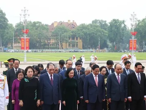 Lãnh đạo Đảng, Nhà nước vào Lăng viếng Chủ tịch Hồ Chí Minh