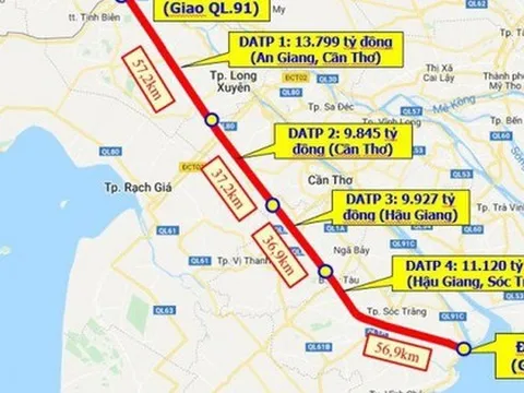 Dự án cao tốc Châu Đốc - Cần Thơ - Sóc Trăng gần 44.700 tỷ đồng nhận chỉ đạo nóng: Chốt thời gian hoàn thành 7/2026, Thủ tướng yêu cầu huy động cả hệ thống vào cuộc