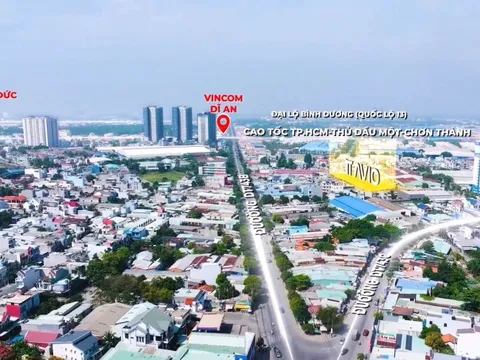 Giá trị TT AVIO tăng tốc cùng nhịp phát triển hạ tầng TP. Dĩ An