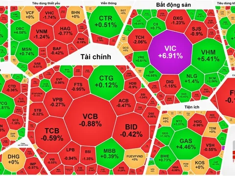 VIC bất ngờ tăng kịch trần, VN-Index lập đỉnh 3 năm