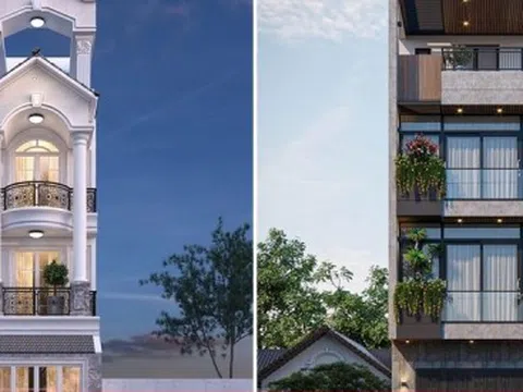 Mẫu nhà phố 4 tầng hiện đại, phổ biến nhất hiện nay