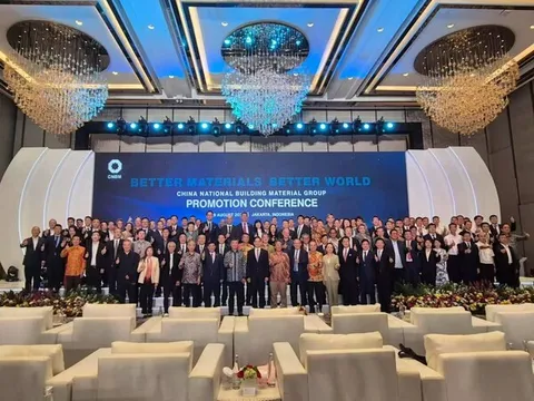 Tập đoàn Vật liệu xây dựng quốc gia Trung Quốc tổ chức thành công Hội nghị xúc tiến và triển lãm thành tựu đổi mới Indonesia tại Jakarta