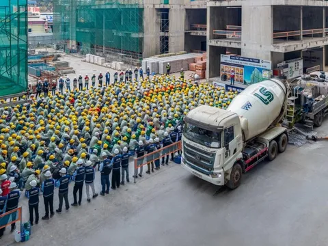 Bên trong công trường đô thị all-in-one La Pura dịp cuối năm