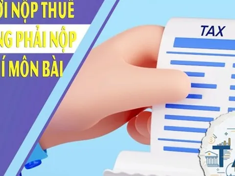 Từ tháng 1/2026: Người nộp thuế không phải nộp lệ phí môn bài
