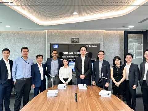 Envision Energy hợp tác với REE Group triển khai các dự án điện gió ven bờ một tua-bin lớn nhất Đông Nam Á