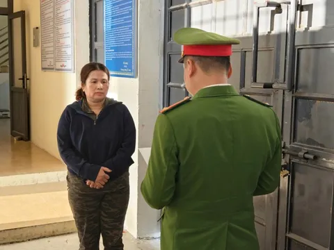 Thực hiện lệnh bắt tạm giam đối với Lê Thị Hương Giang sinh năm 1981