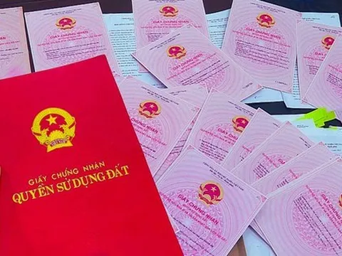 Dữ liệu sổ đỏ đủ điều kiện thay thế giấy tờ trong thủ tục hành chính