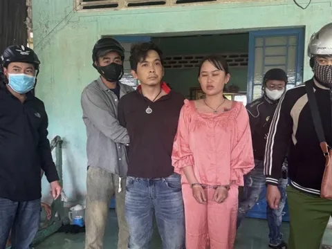 Bắt vợ chồng Trần Dương Hoàng 35 tuổi và Phan Thu Hiền 27 tuổi