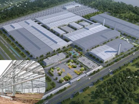 Hình ảnh mới nhất về Nhà máy ô tô Trung Quốc đầu tiên ở Việt Nam sau 3 tháng khởi công: Những chi tiết đáng chú ý