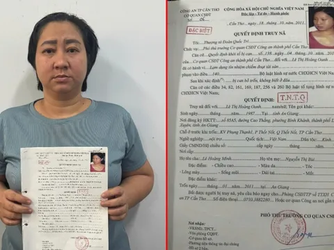 Bắt đối tượng truy nã đặc biệt nguy hiểm Lê Thị Hoàng Oanh khi vừa về nước