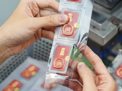 Cuối ngày 16-2, giá vàng miếng SJC tiếp tục giảm