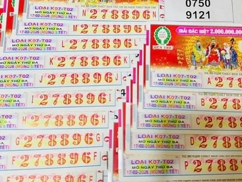 Bất ngờ với 3 giải độc đắc của xổ số miền Nam ngày mùng 1 Tết