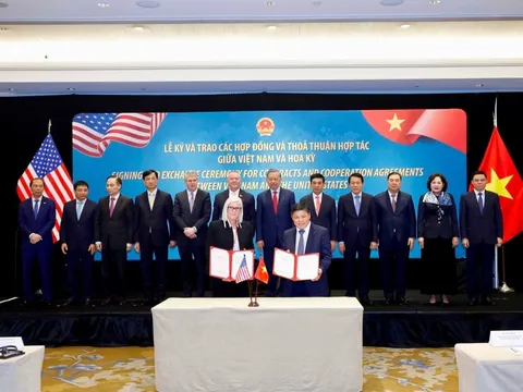 Tổng Bí thư Tô Lâm và đại diện lãnh đạo 2 nước chứng kiến Vietjet trao các thoả thuận trị giá 6,3 tỷ USD với các đối tác Mỹ