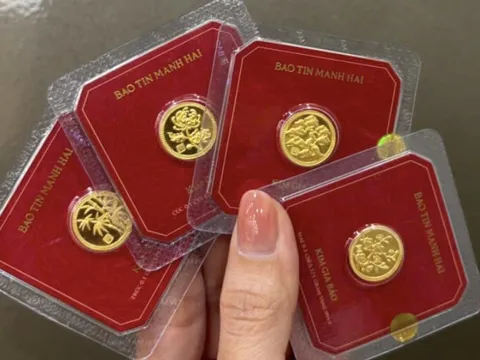 Rộ trào lưu mua vàng mini 0,1 chỉ dịp Thần Tài