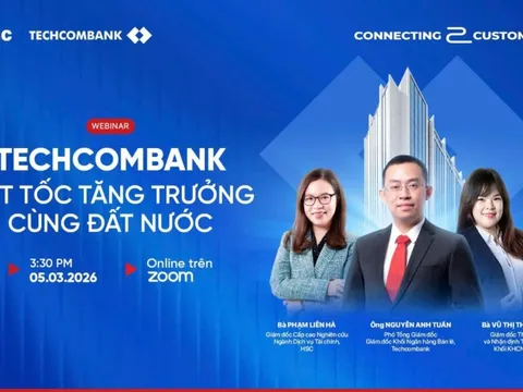 Techcombank: Bứt tốc tăng trưởng thu nhập từ phí