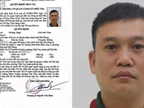 Truy nã đặc biệt Vũ Duy Thức SN 1983