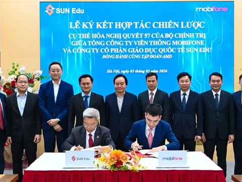 MobiFone hợp tác chiến lược với Sun Edu, phát triển nhân lực công nghệ số